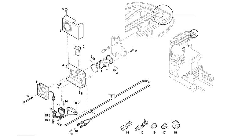 Ventilador Elétrico - <p>Ventilador Elétrico</p><p>Linde R</p>